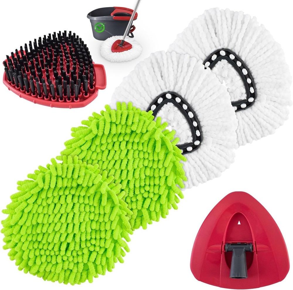 Mop Heads Replacements for, Mop Replace Head for 1 Tank, Spin Mop Replacement