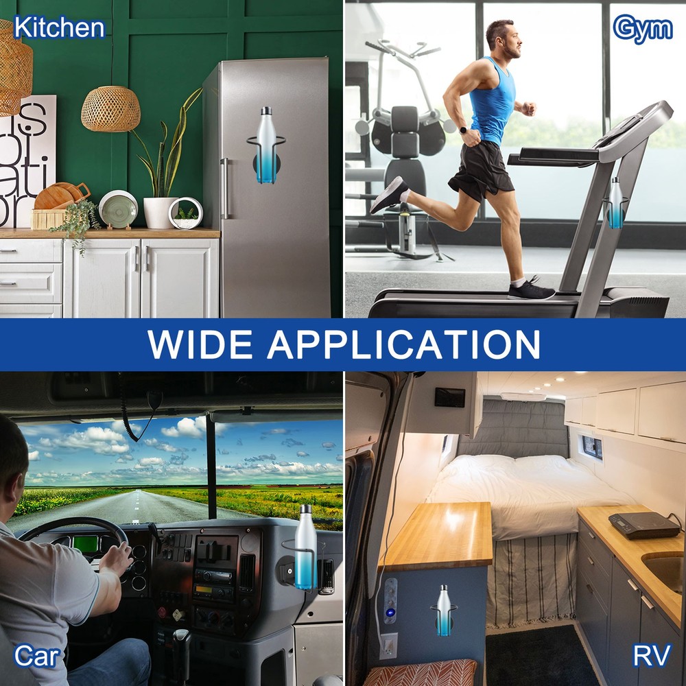 2pcs Magnetic Cup Holder Magnet Drink Holder, Horizontal Surface Mounting