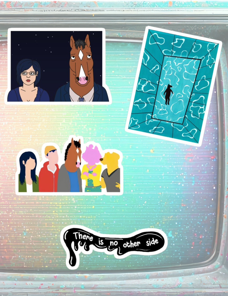 Bojack TV 4pc Stickers Pack