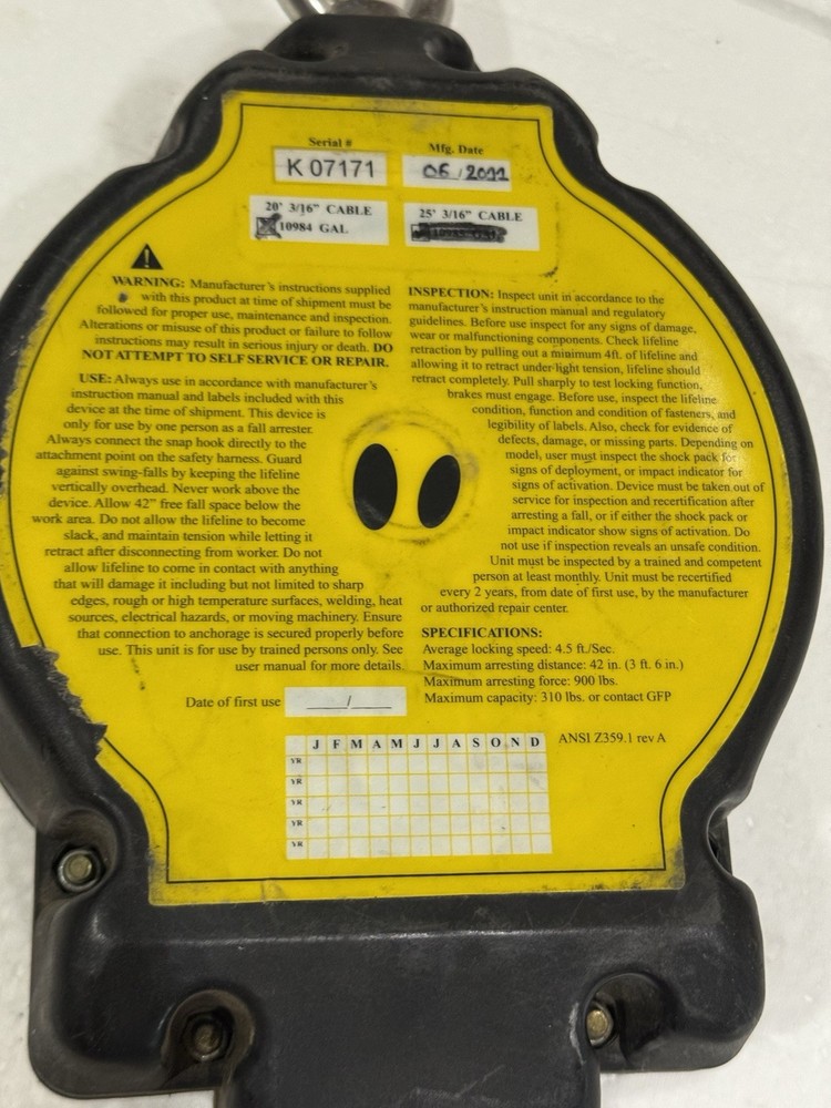 Guardian 20’ Cable Retractable