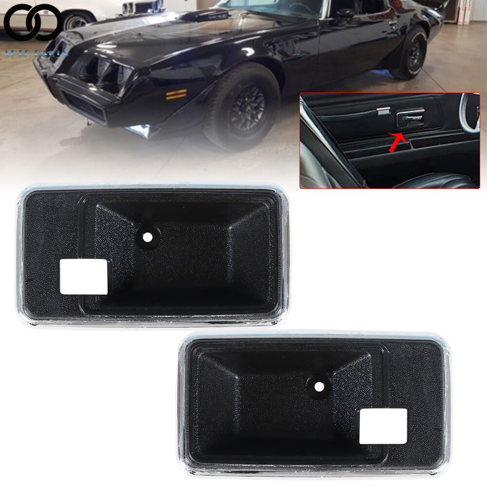2pcs For Camaro Firebird 1975-1981 Left+Right Plastic Inner Door Panel Handle