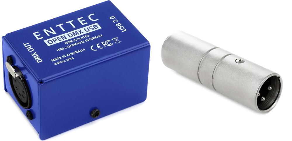 ENTTEC 70303 + Hosa DMT-414 Value Bundle