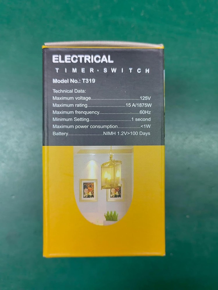 Digital Infinite Repeat Cycle Intermittent Timer Plug for Electrical White