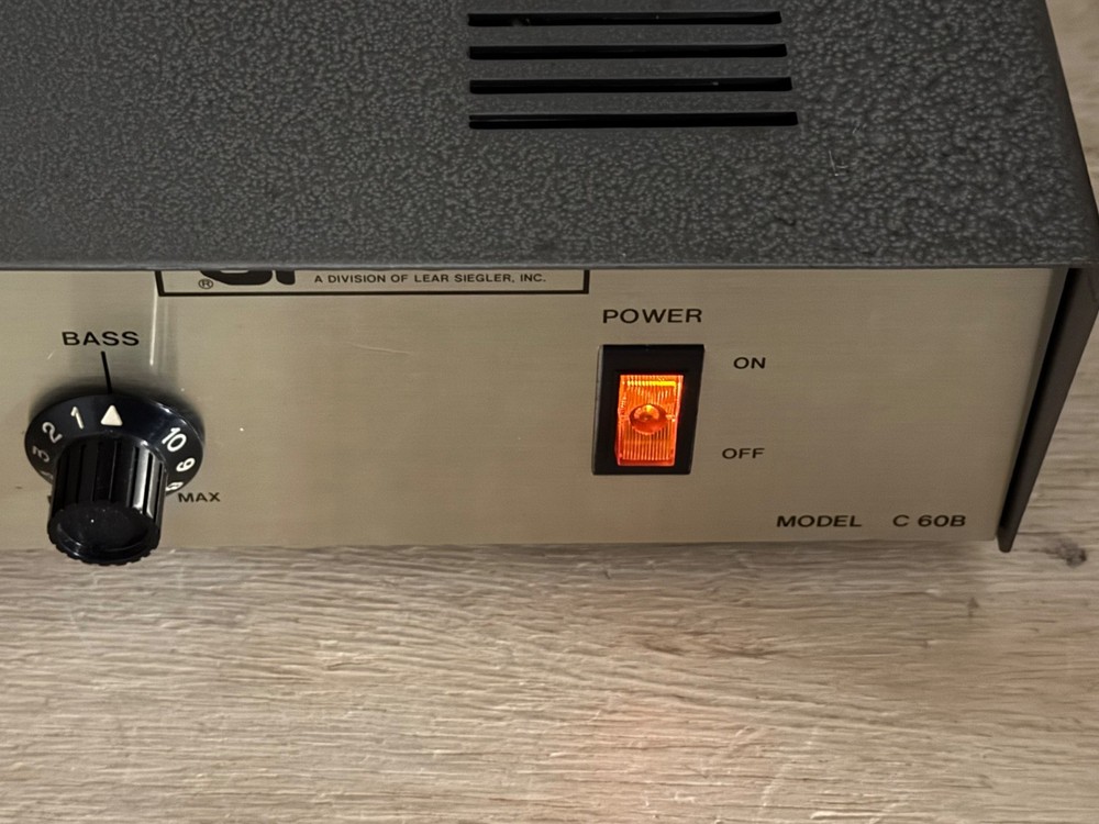 Vintage Bogen C-60B Solid State Power Amp | Unit Powers-On | Unit Sold AS-IS