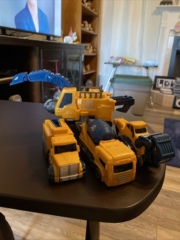 Dinosaur Transforming Robot Toys Set, Large Robot Figures, Construction