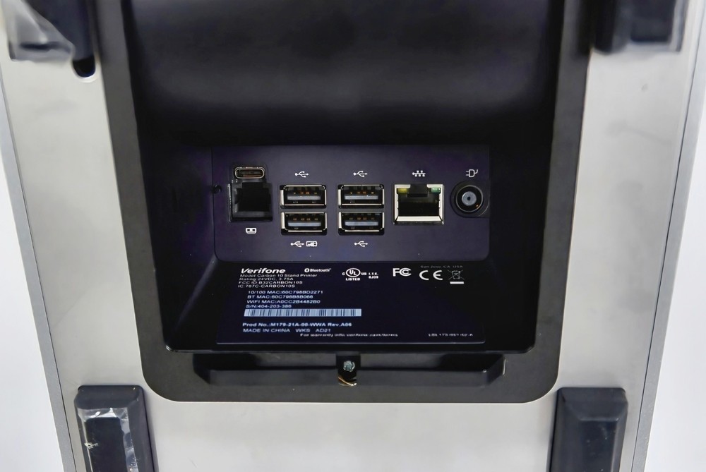 Verifone Carbon 10 POS System and Stand Printer with Power Adapter