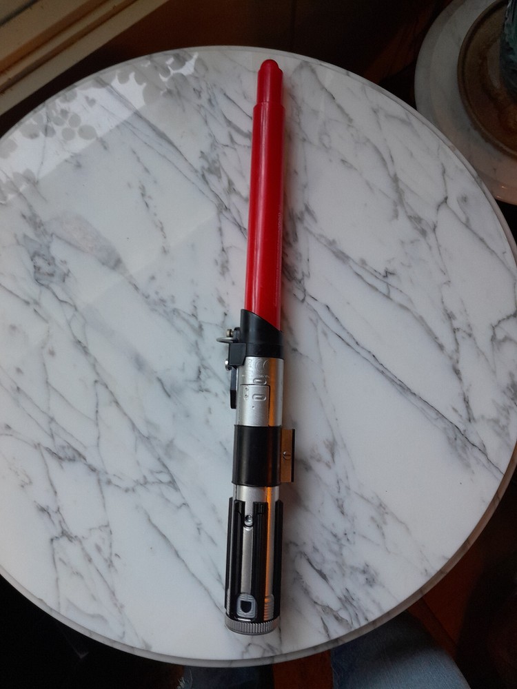 Red Lightsaber with Guard
