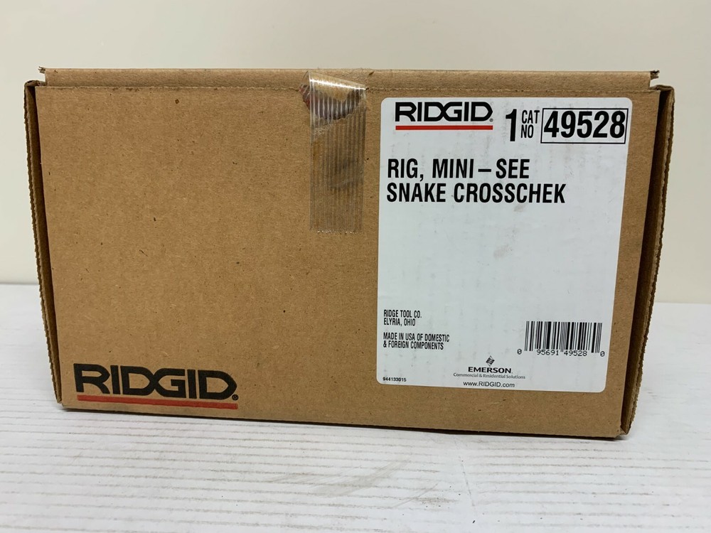 RIDGID 49528 CROSSCHECK FOR SEE SNAKE