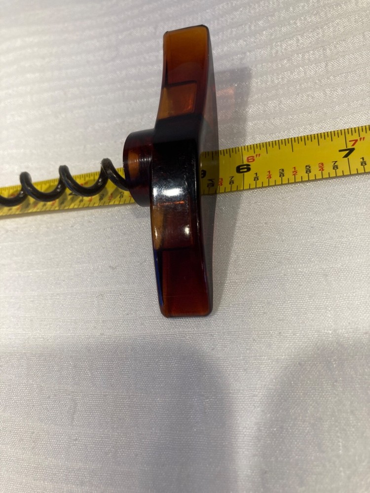 Herbert Allen SCREWPULL Amber acrylic Cork Remover Mid Century Modern Wine Bar