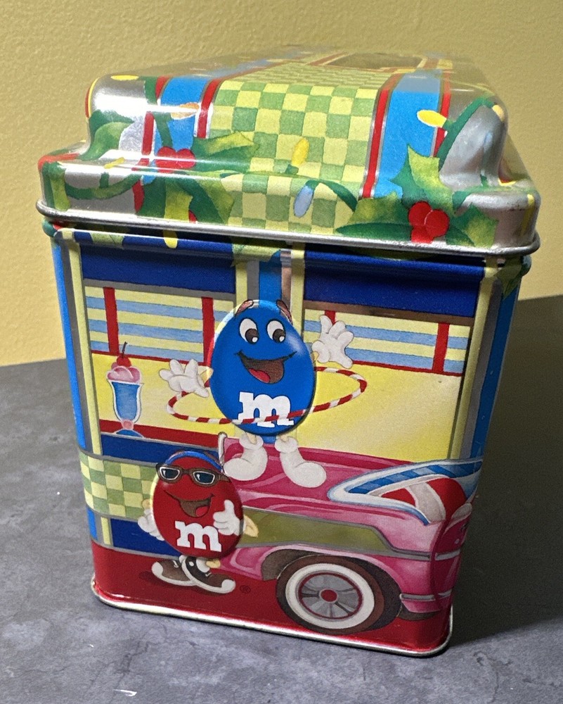 Mars M&M'S Open 24 Hours Breakfast Lunch Dinner Metal Container Novelty