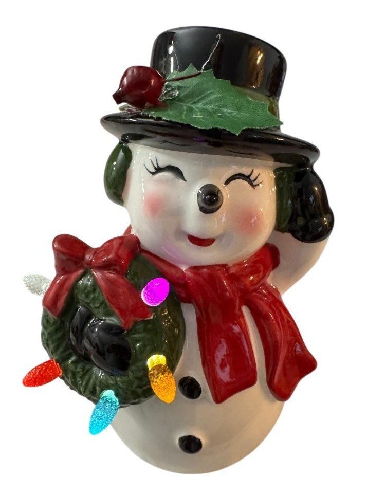Mrs. Snowman Light Mrs. 7" AA Battery