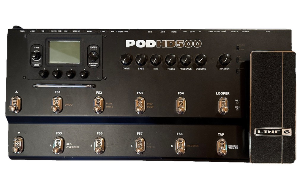 Line 6 POD HD500 Guitar Multi-Effects Processor Amp Simulator USED Tested