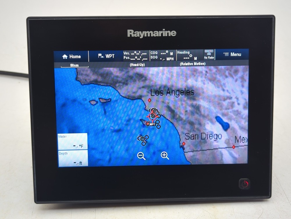 Raymarine gS95 E70124 gS-Series 9" Glass Bridge Touchscreen Chartplotter Display
