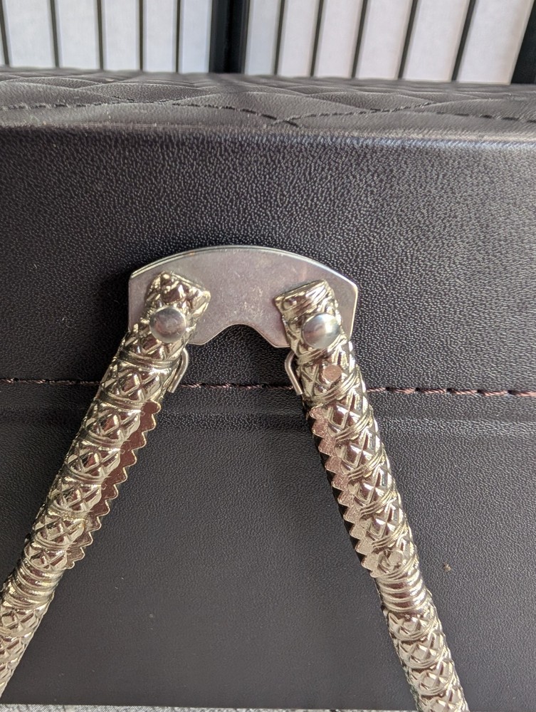 Vintage Silver Toned Shell Nut Cracker 5" Works