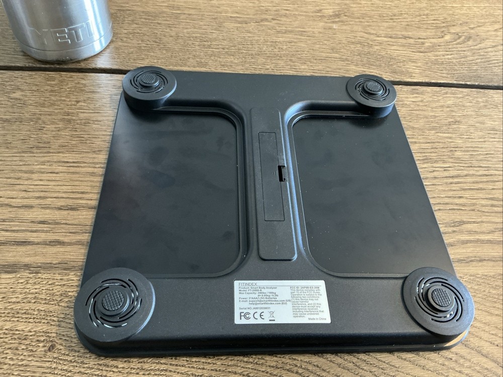FITINDEX Smart Body Analyzer Bluetooth Wireless Digital Bathroom Weight Scale