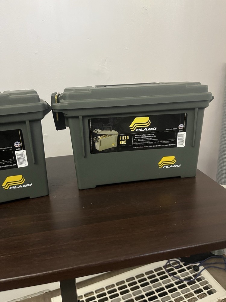 (2) Plano Ammo Storage Boxes – Heavy Duty Lockable Storage