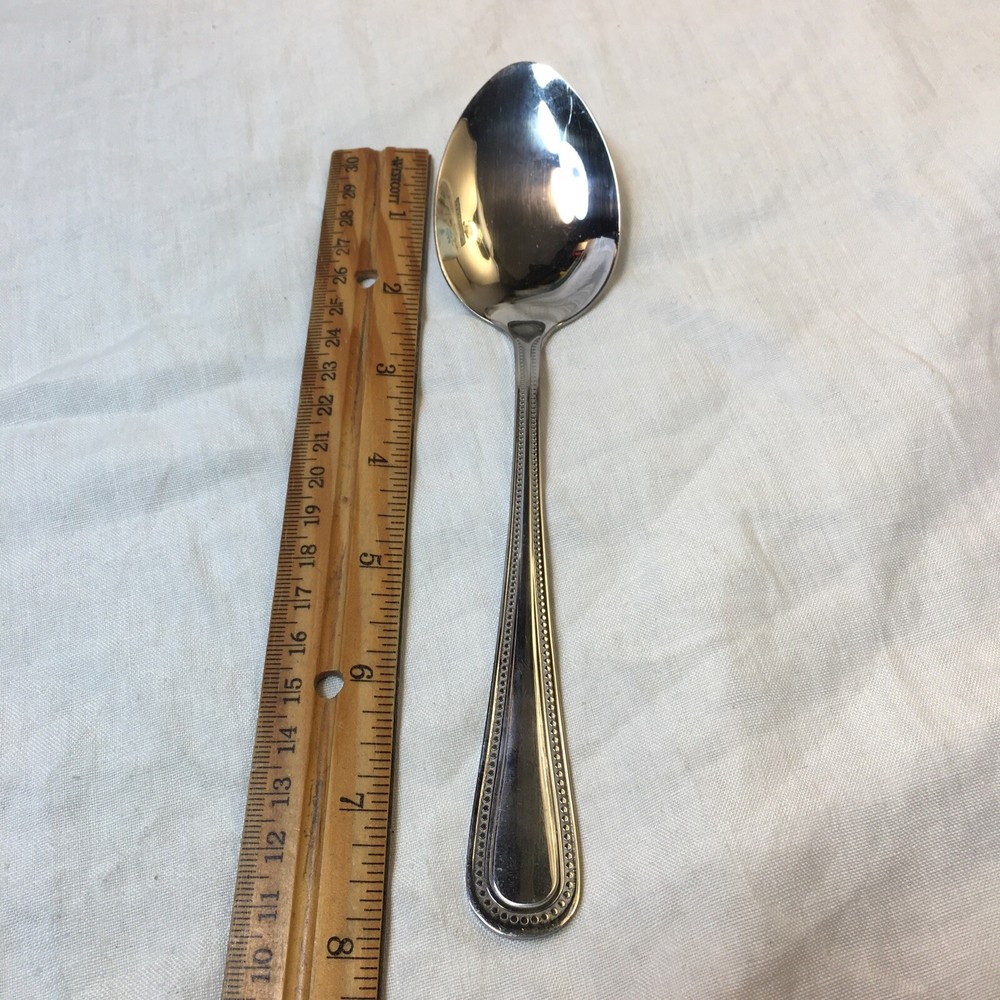 Banquet Stainless Spoon Beaded 8 1/8” Flatware