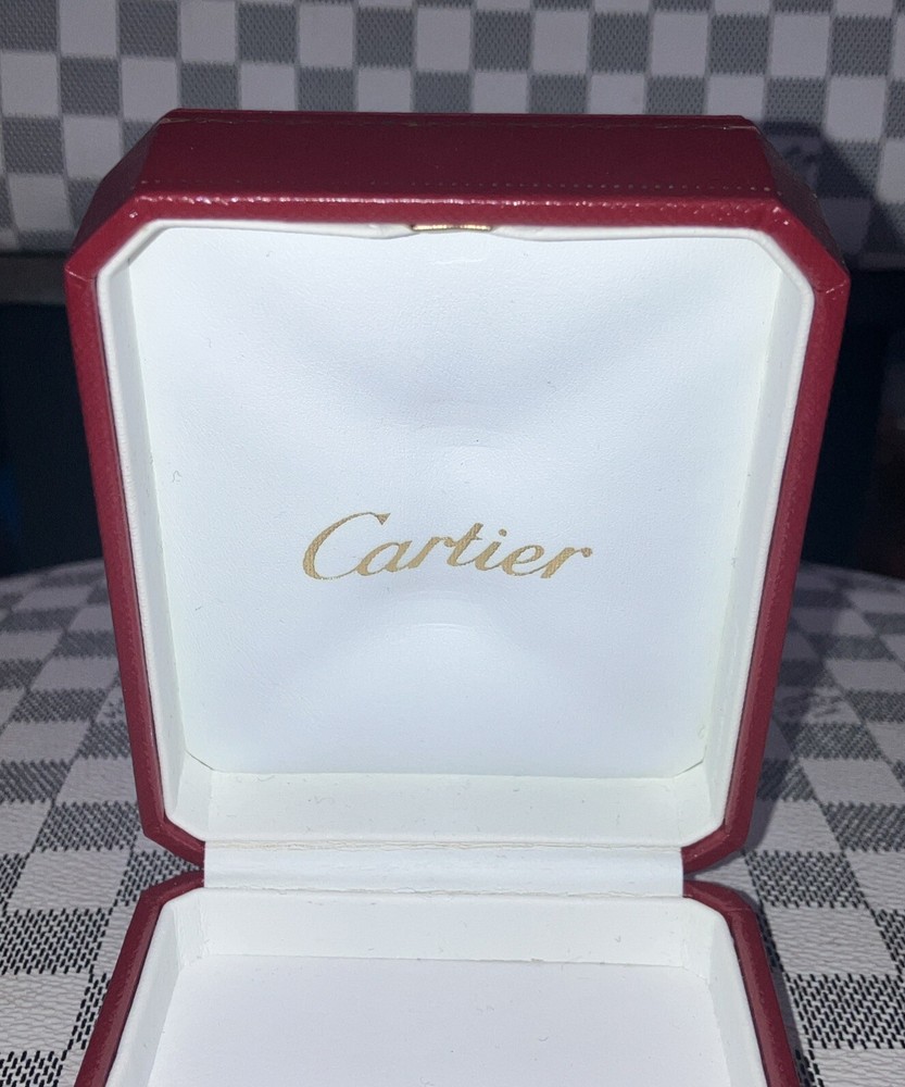 Cartier Jewelry Case , Outer Box & Gift Bag Set.
