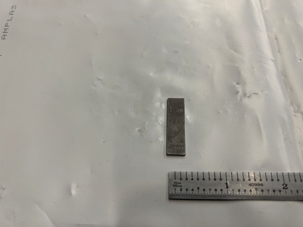 1.36mm Mitutoyo Steel Rectangular Gauge Gage Block