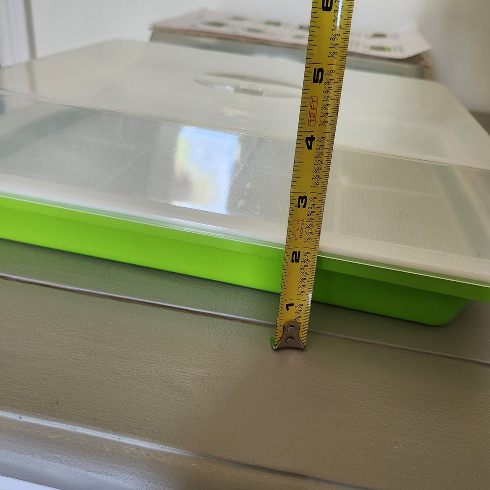 2- Pack Microgreens Sprouter Tray for Sprout Horticultural Hydroponics