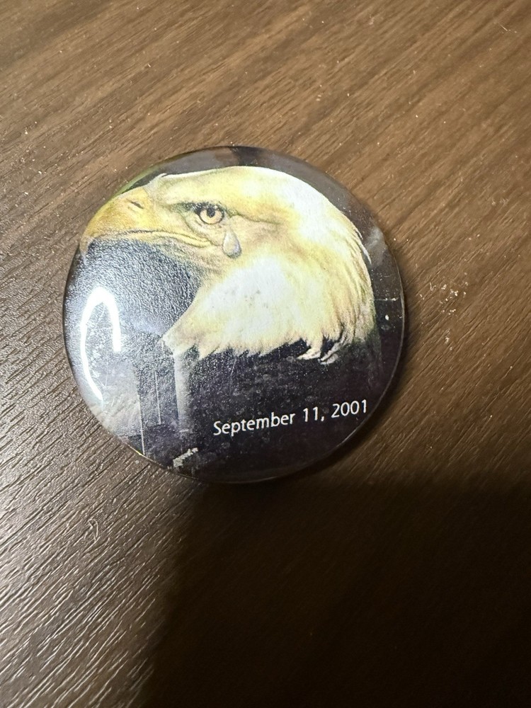 9/11 Eagle Teardrop Remembrance Pin