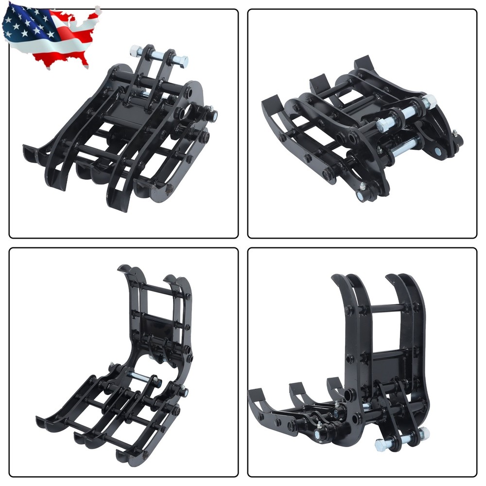 NEW Grapple Wide Opening Grabber Mini Excavator Attachment For Small Diggers