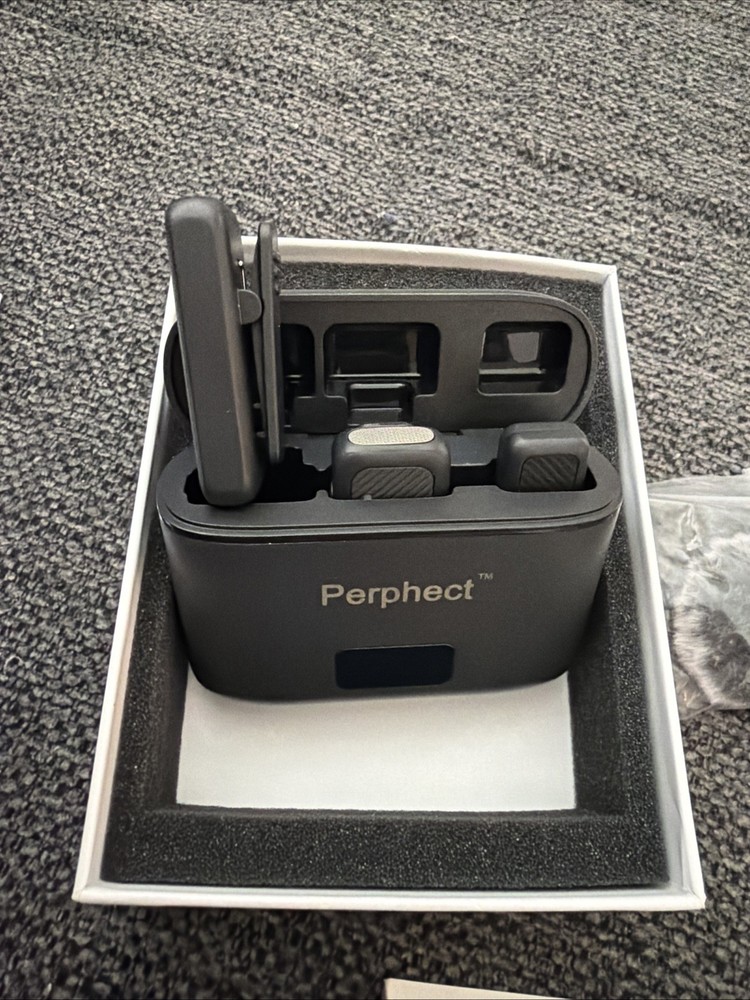 Perphect Wireless Microphone 2 Pack Lavalier Microphone