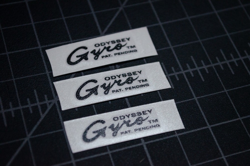 Decals for Odyssey Gyro Cup - Black