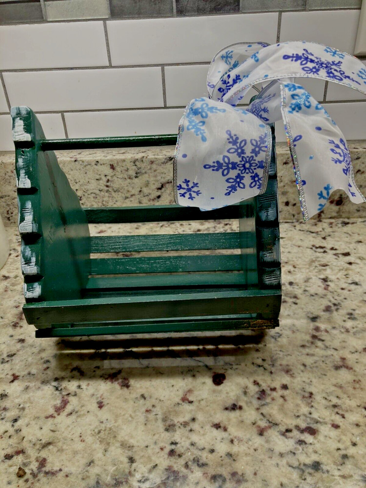 Evergreen Winter Tree Basket-Hand Crafted Pine