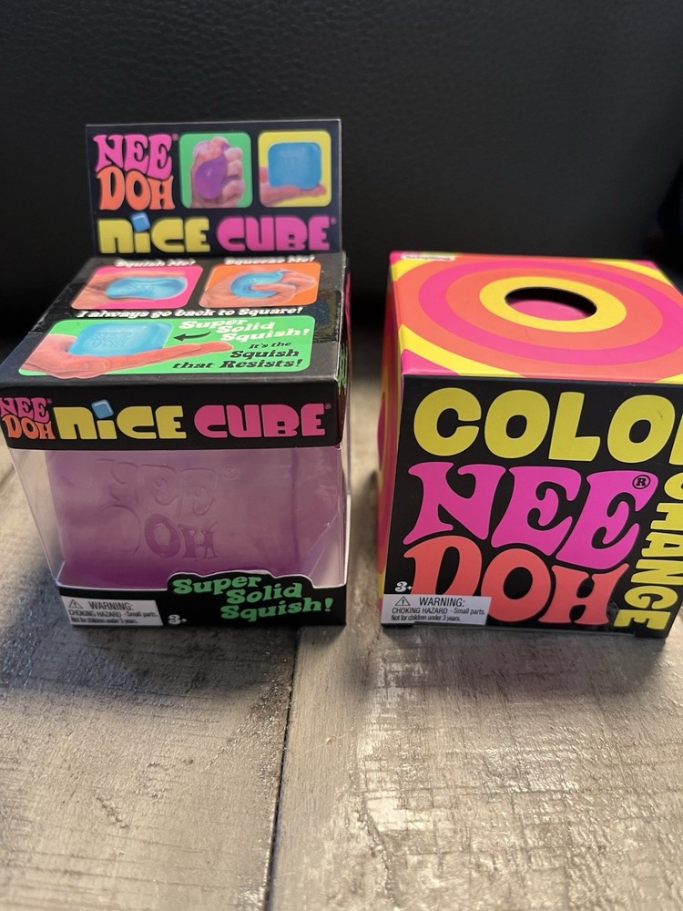 Nee Doh Nice Cube + Nee Doh Color Change