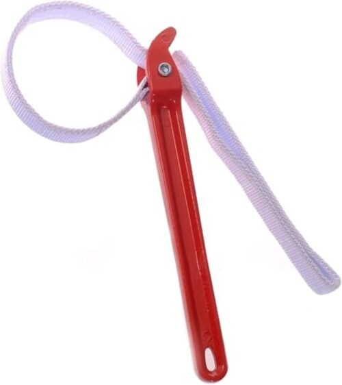 12" Adjustable Nylon Strap Pipe Wrench Opener Disassembly Tool