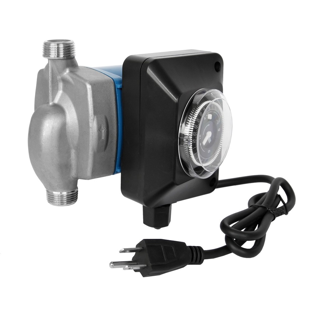 100W Instant Hot Water Recirculating Pump with Timer, Extremely Quiet Operation