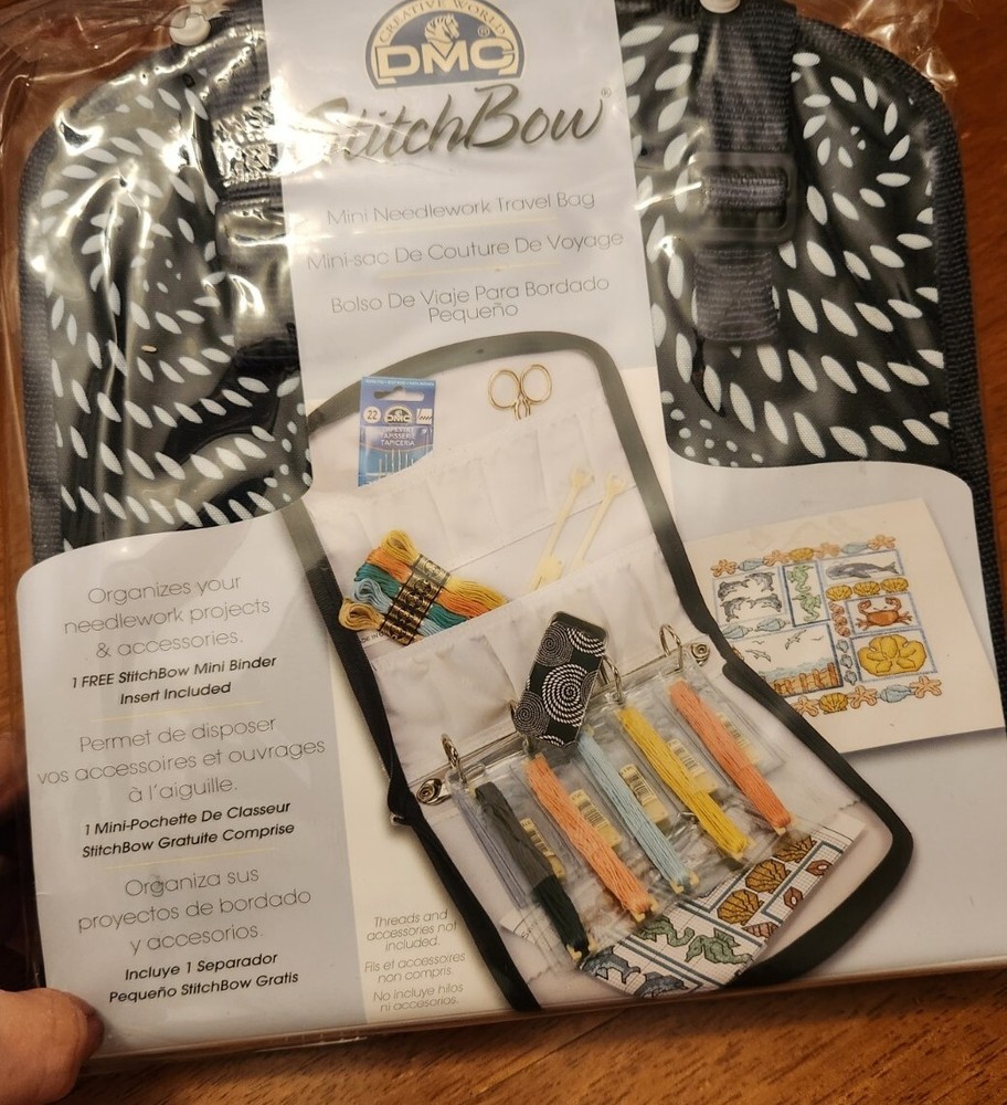 DMC Stitch Bow Mimi Needlework Travel Kit Organizer