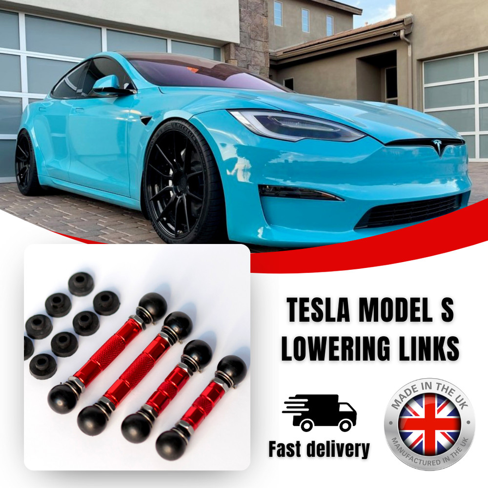TESLA MODEL S EVOLUTION LOWERING LINKS KIT 2013 TO 2020 (PRECISION ADJUSTMENT)