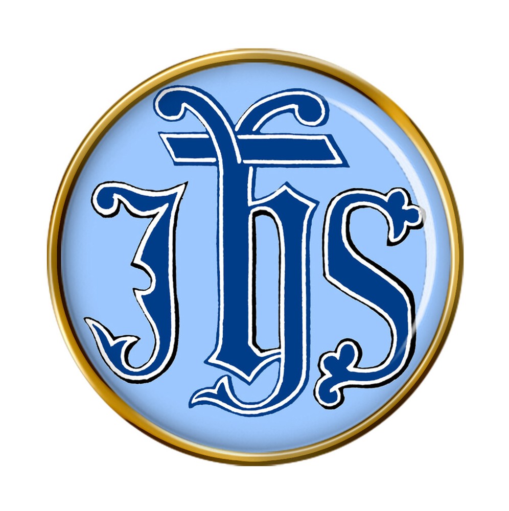 Christogram IHS Pin Badge