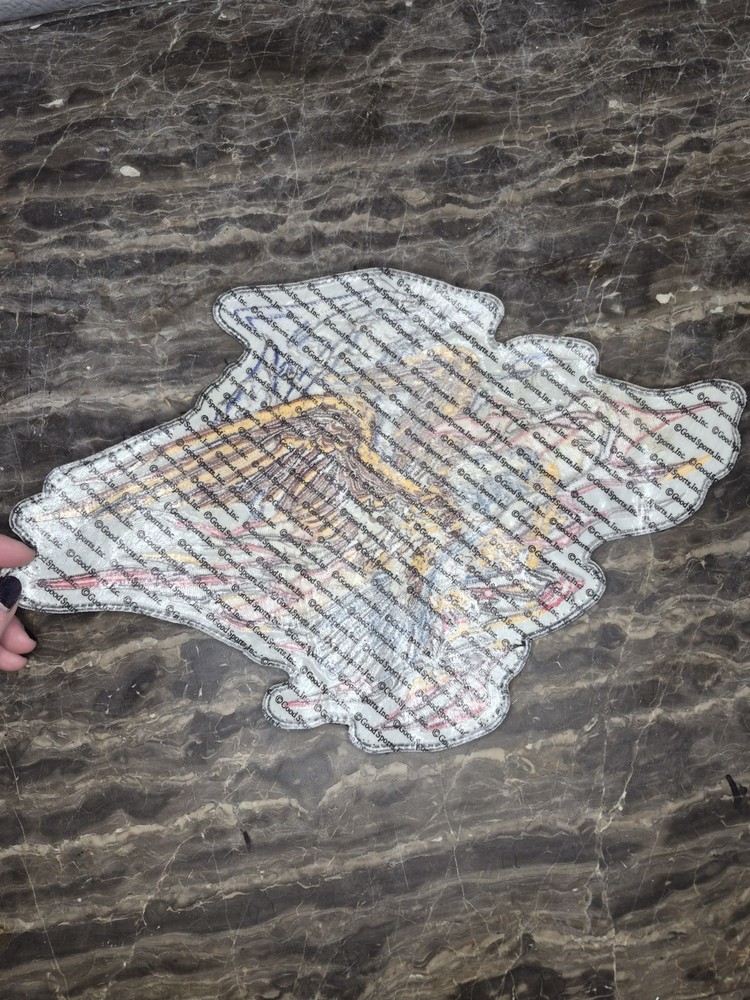 AMERICAN EAGLE EMBROIDERED BIKER PATCH 5 INCH PATCH