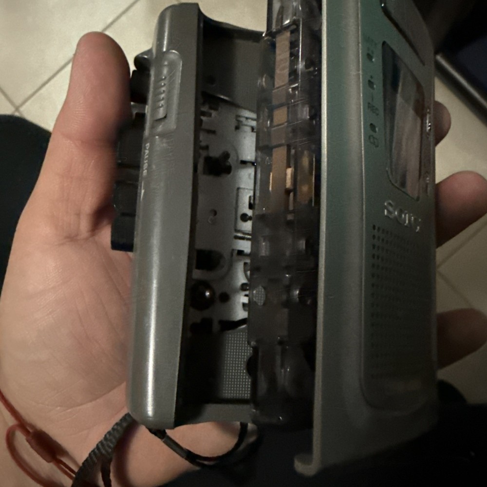 Portable Cassette Player Recorder Used Not Tested Compact Audio Device