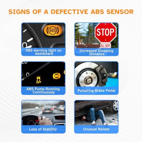 ABS Wheel Speed Sensor - Driver Side Fit for 2014-2018 Forester, Front Left