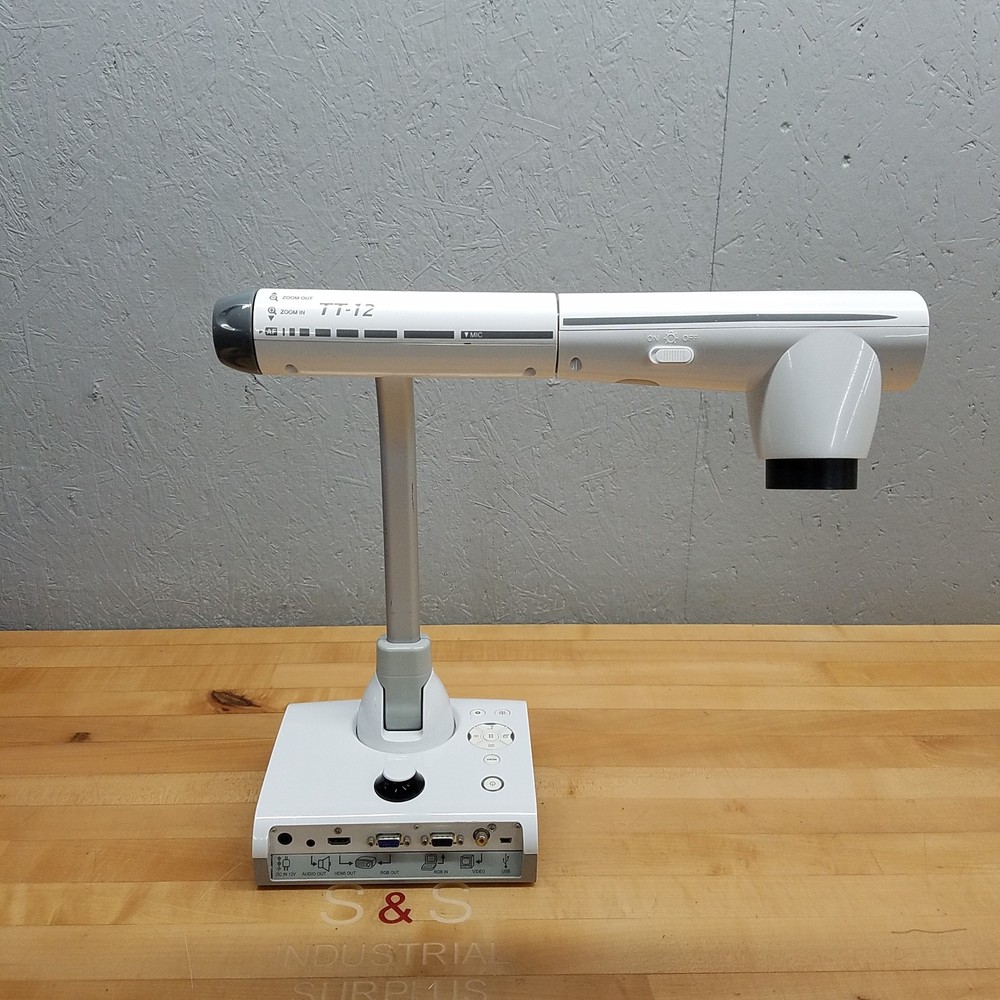 Elmo TT-12 Interactive Document Camera, 12x Zoom - USED