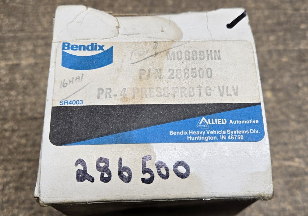 Bendix 286500 Pressure Protection Valve