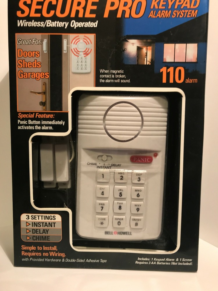 SECURE PRO KEYPAD ALARM SYSTEM