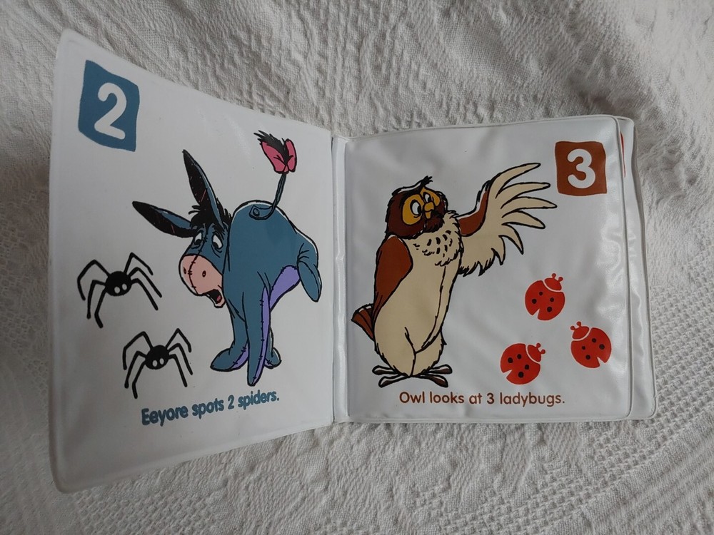 Winnie The Pooh's First Numbers Soft Bath Book Plastic