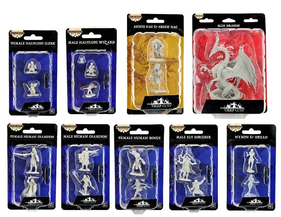 PATHFINDER UNPAINTED MINIATURES DEEP CUTS - WAVE 14 - BRAND NEW & SEALED