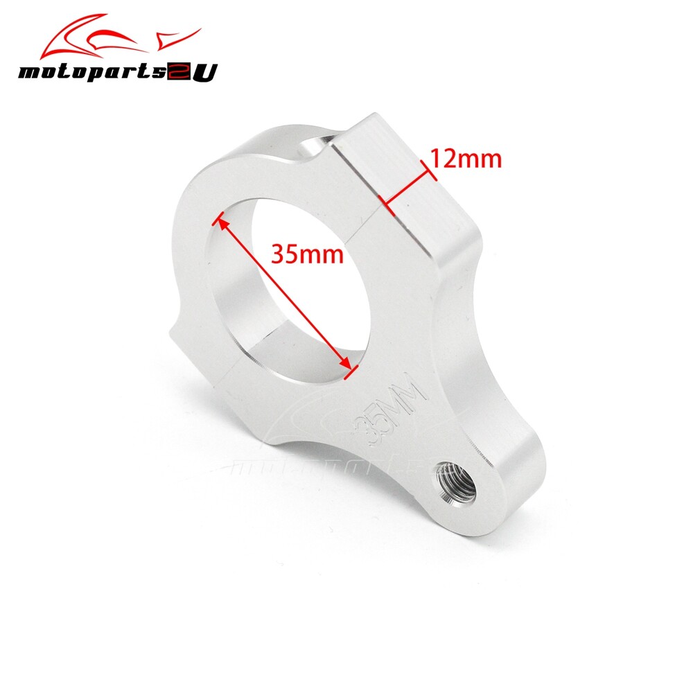 CNC Aluminum Motorcycle Steering Damper Fork Shock Frame Mounting Clamp Bracket