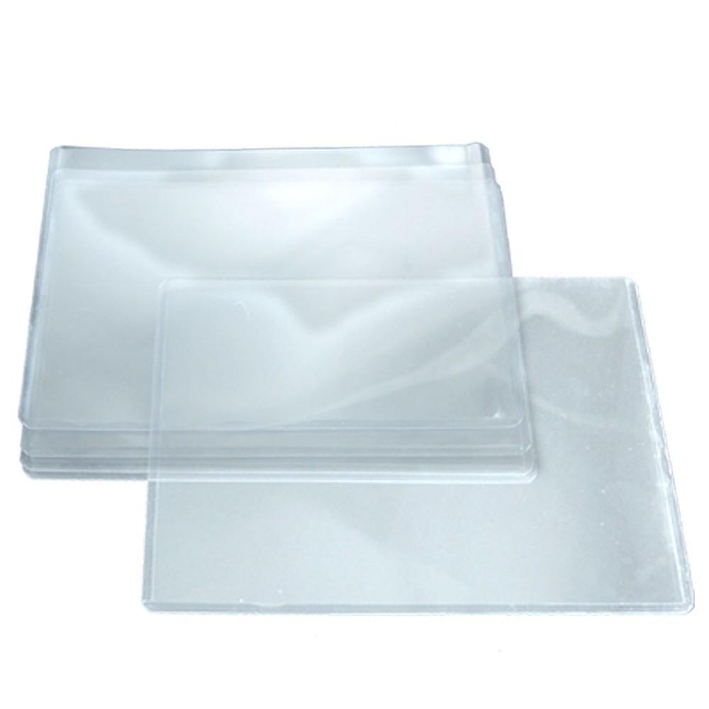 5 Pcs Clear Plastic A5 Document File Cards Holder Case