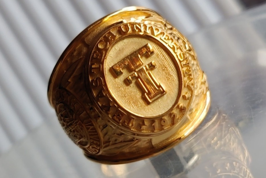 Texas Tech University Ring, Graduation Ring For Students, Men's Signet Ring
