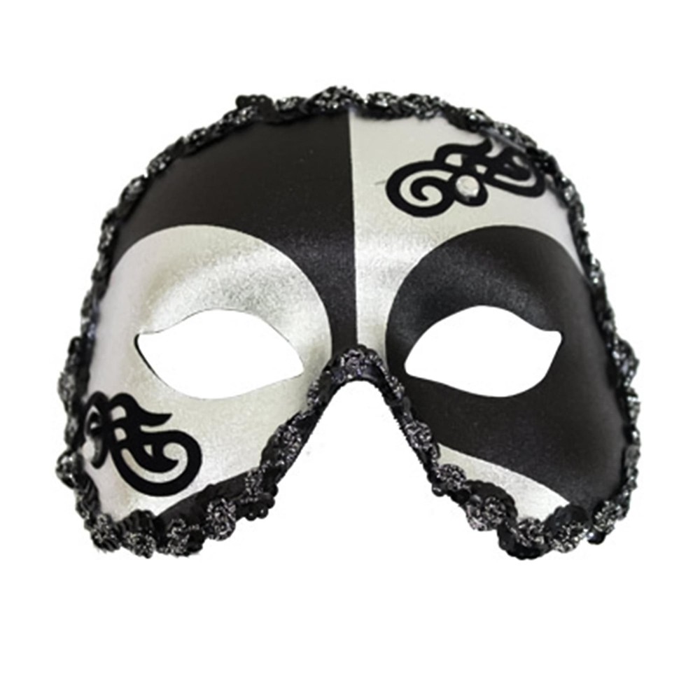 Kent Black/silver Mask Costume Accessory