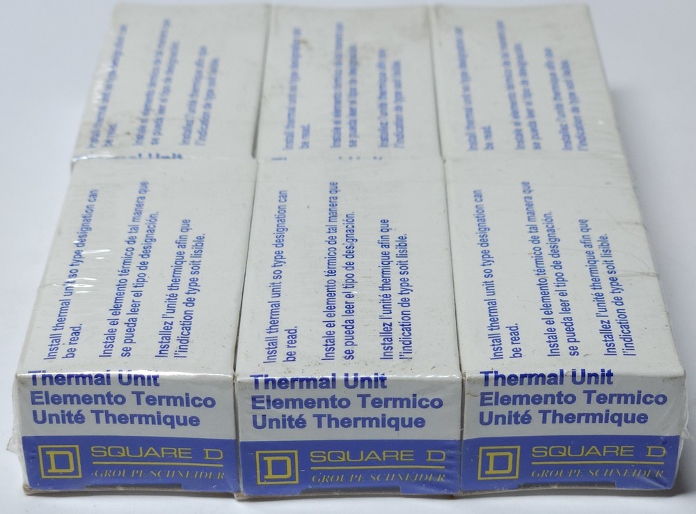 SQUARE D PACK OF 6 B40 Thermal Overload Relay Heater Element