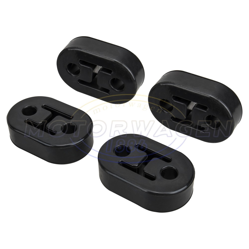 4PACK Heavy Duty Rubber Exhaust Tail Pipe Mount Bracket Hanger Bushing Insulator