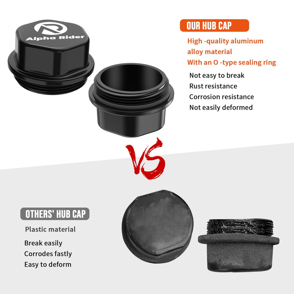 4 PCS For Marine 81143 Replacement Vortex Caps Vortex Replacement Caps W/ O-ring